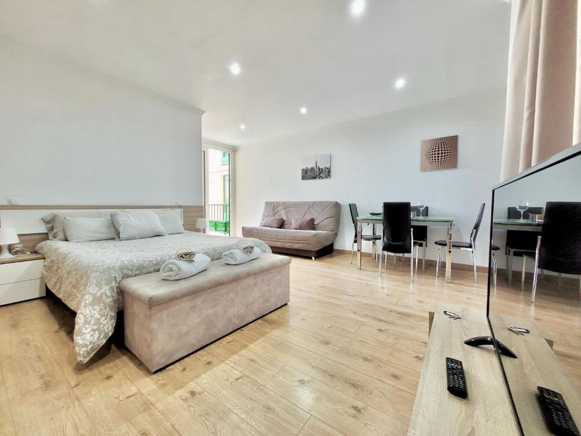 1 bedroom, iron/ironing board