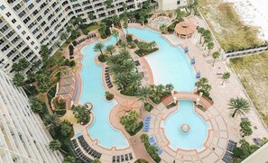 Indoor pool, outdoor pool