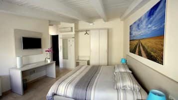 Panorama-Zimmer | 1 Schlafzimmer, italienische Bettbezüge von Frette