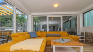 House | Living area - Holiday Home With Pool in Klenovica (Novi Vinodolski)