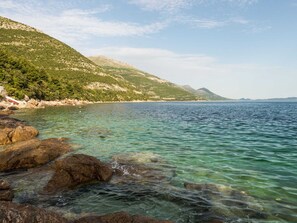 Apartment | View from property - Apartment Giovani - Two Bedroom Apartment With Balcony and Sea View (Dubrovacko Primorje)