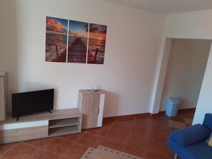 Living room - Apartments Marko Peljesac - One Bedroom Apartment With Balcony and Sea View (Orebic)