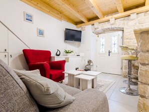 Apartment | Living area - Apartment Little Star II - Two-bedroom Apartment With City View (Dubrovnik)