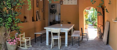 Ferienhaus | Balkon