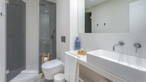 Hair dryer, towels