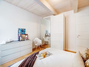 Apartamento | 1 dormitorio, tabla de planchar con plancha, ropa de cama