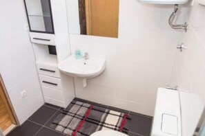Apartment | Bathroom | Shower, hair dryer