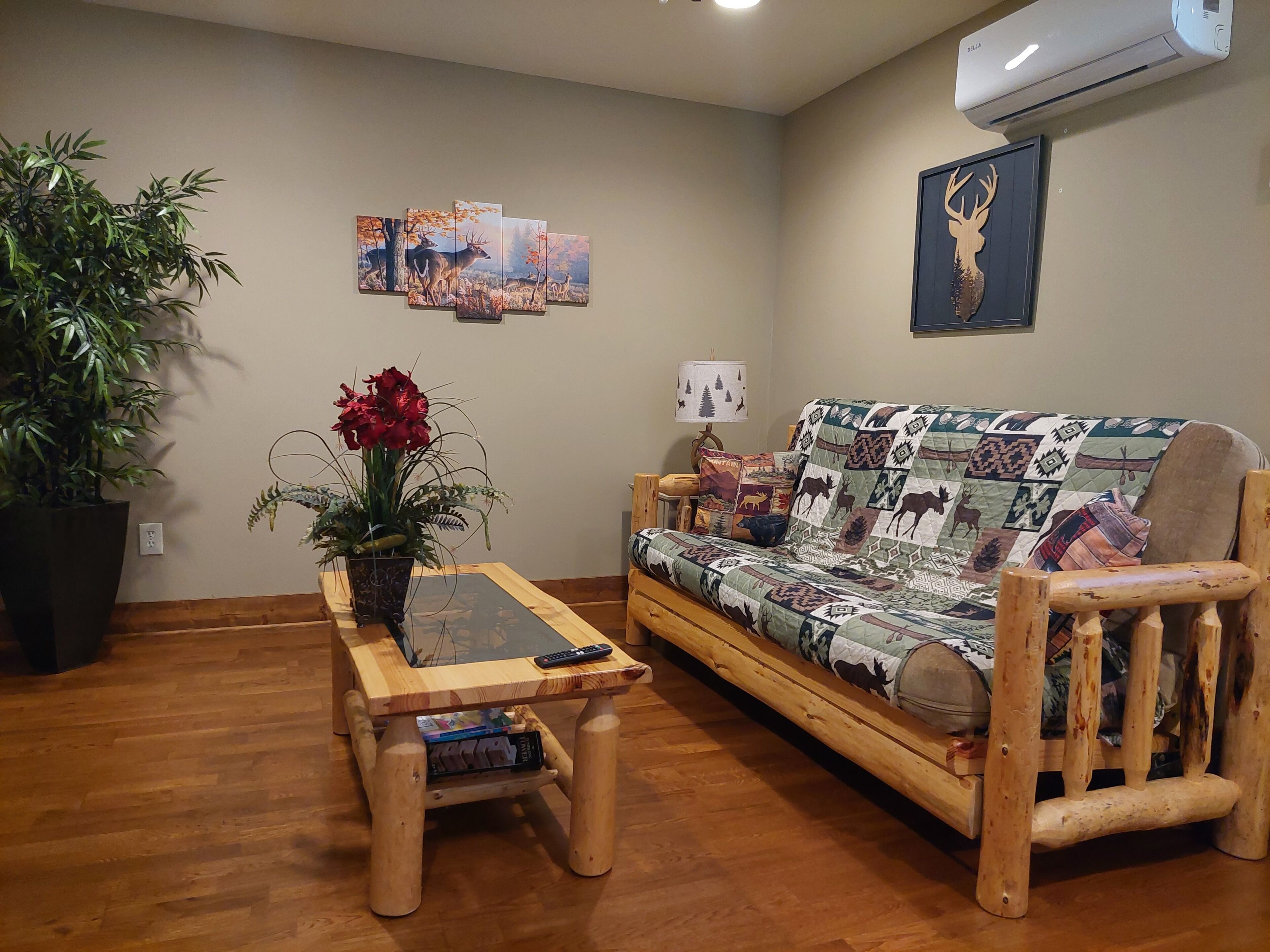 living room ✨️ with queen-size sofa bed 🛌 