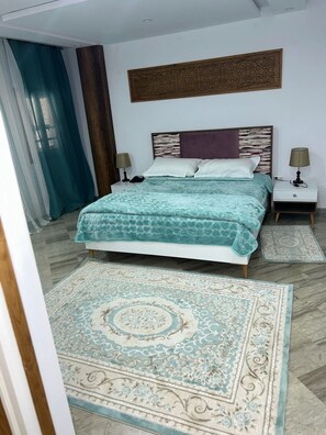 Mörkläggningsgardiner och gratis wi-fi