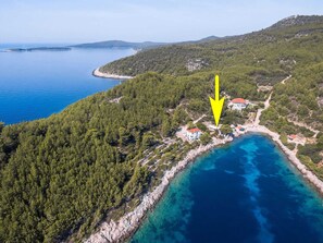 Pool - Seafront Apartments Olivera-one Bedroom Apartment With Balcony and Sea View (Blato)