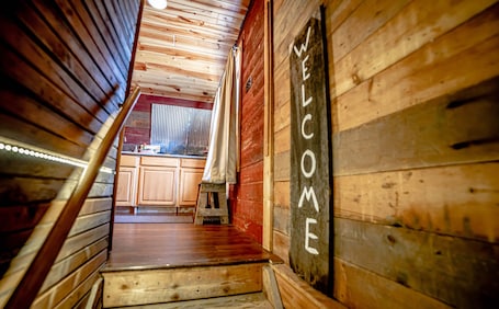 Interior. The Urban Barn! private parking