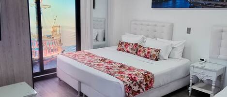 Deluxe Double Room | Pillowtop beds, in-room safe, desk, laptop workspace