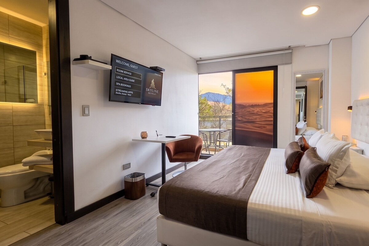 Superior Double Room, Balcony, City View | Egyptian cotton sheets, premium bedding, pillow-top beds, in-room safe