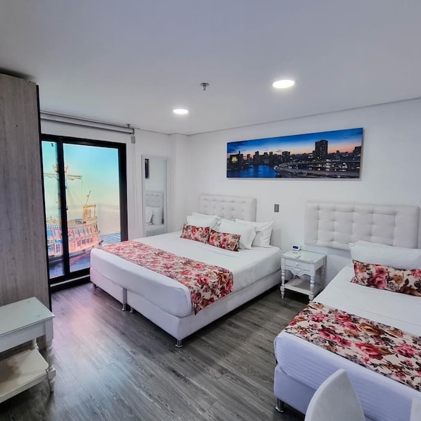 Egyptian cotton sheets, premium bedding, pillowtop beds, in-room safe