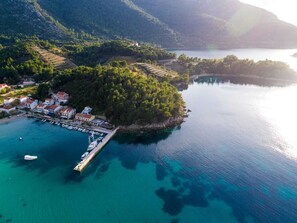 Pool - Villa Nives - Three-bedroom Villa With Terrace and Sea View (Ston)