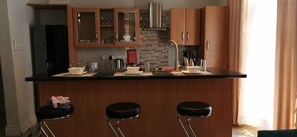 Private kitchen - Remarkable 2-bed Apartment, Dar el Salam, Tanzania (Dar es Salaam)