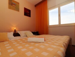 Apartamento | 2 quartos, roupa de cama