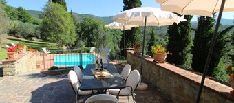 Villa in Tuscany With Pool and Valley Views