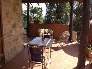 Ferienhaus | Balkon