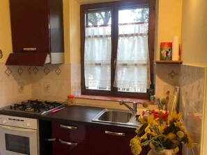House | Private kitchen | Highchair - Farmhouse in Paciano With Pool & Scenic Views (Paciano)