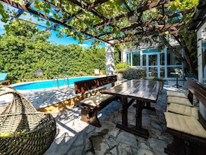 Villa | Pool - Villa Piano - Four Bedroom Villa With Terrace and Swimming Pool (Zupa dubrovacka)