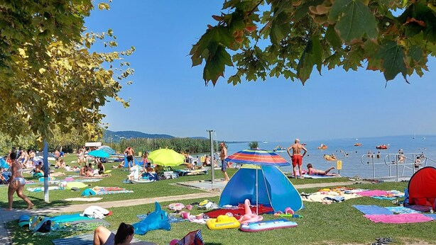 Pool - Holiday Home Near Lake and Volcano Area (Nemesgulács)