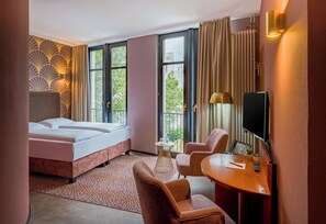 Habitació doble estàndard | Habitacions insonoritzades, wifi gratuïta i roba de llit 