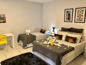 舒适客房 | 防过敏的被褥、熨斗/熨板、免费 WiFi、床单