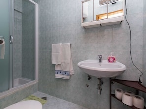 Apartment | Bathroom | Shower, hair dryer
