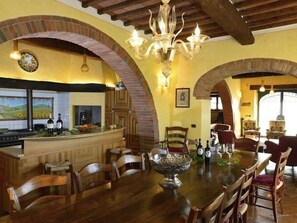 House | Dining - Tuscan Villa With Sauna (Reggello)