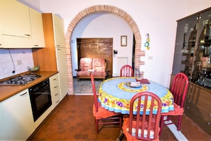 Living room - Apartment for 5 With Pool (Massa Marittima)