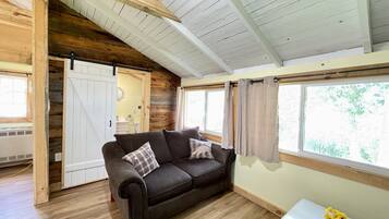 Cottage, 2 Bedrooms, Lakeside | Living area | 42-inch Smart TV with cable channels, TV