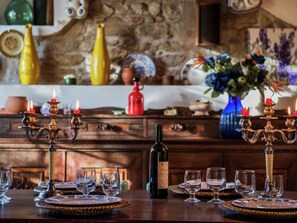 Dining - Villa in Amandola With Pool and Garden (Amandola)