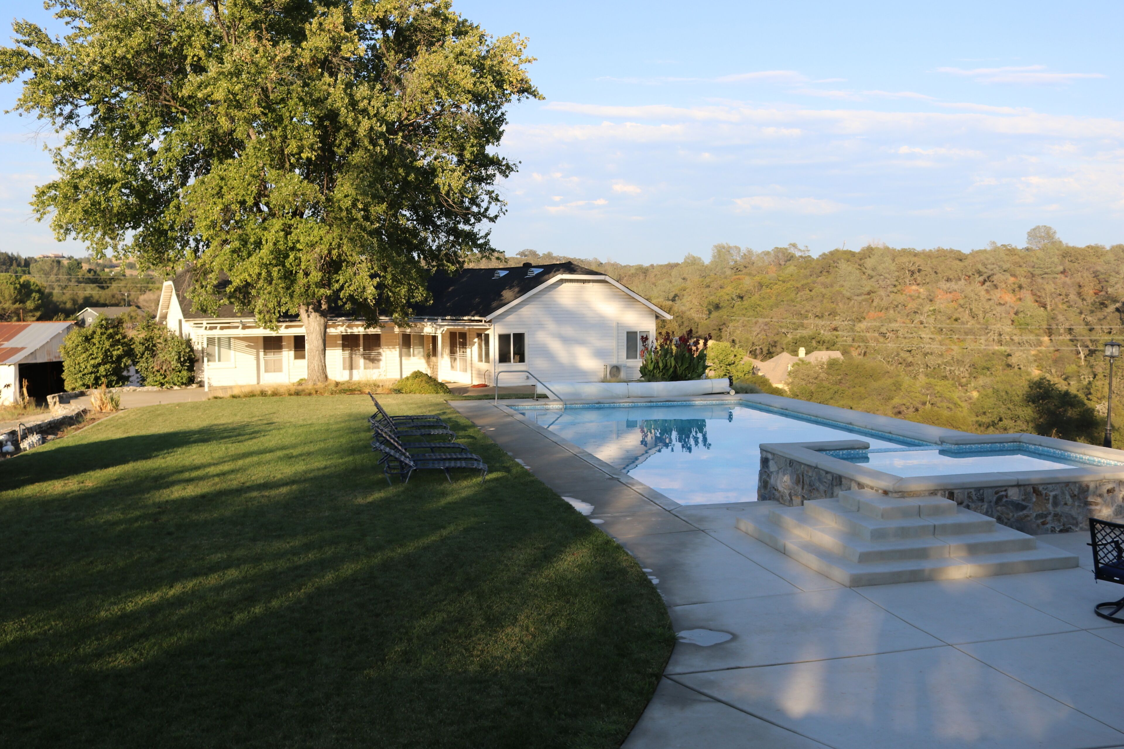 1940 Farmhouse on 20 Acres with Pool and Hot Tub Near Folsom Lake