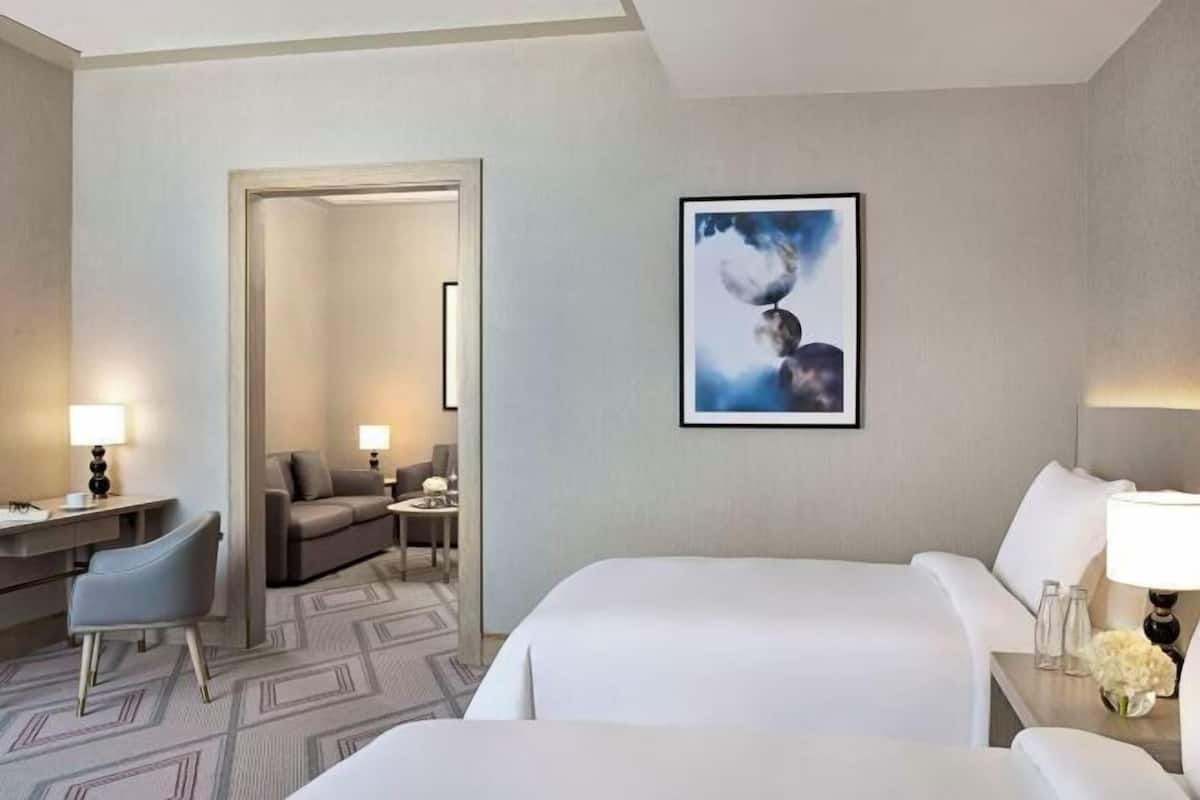 Premium bedding, down duvets, memory-foam beds, minibar