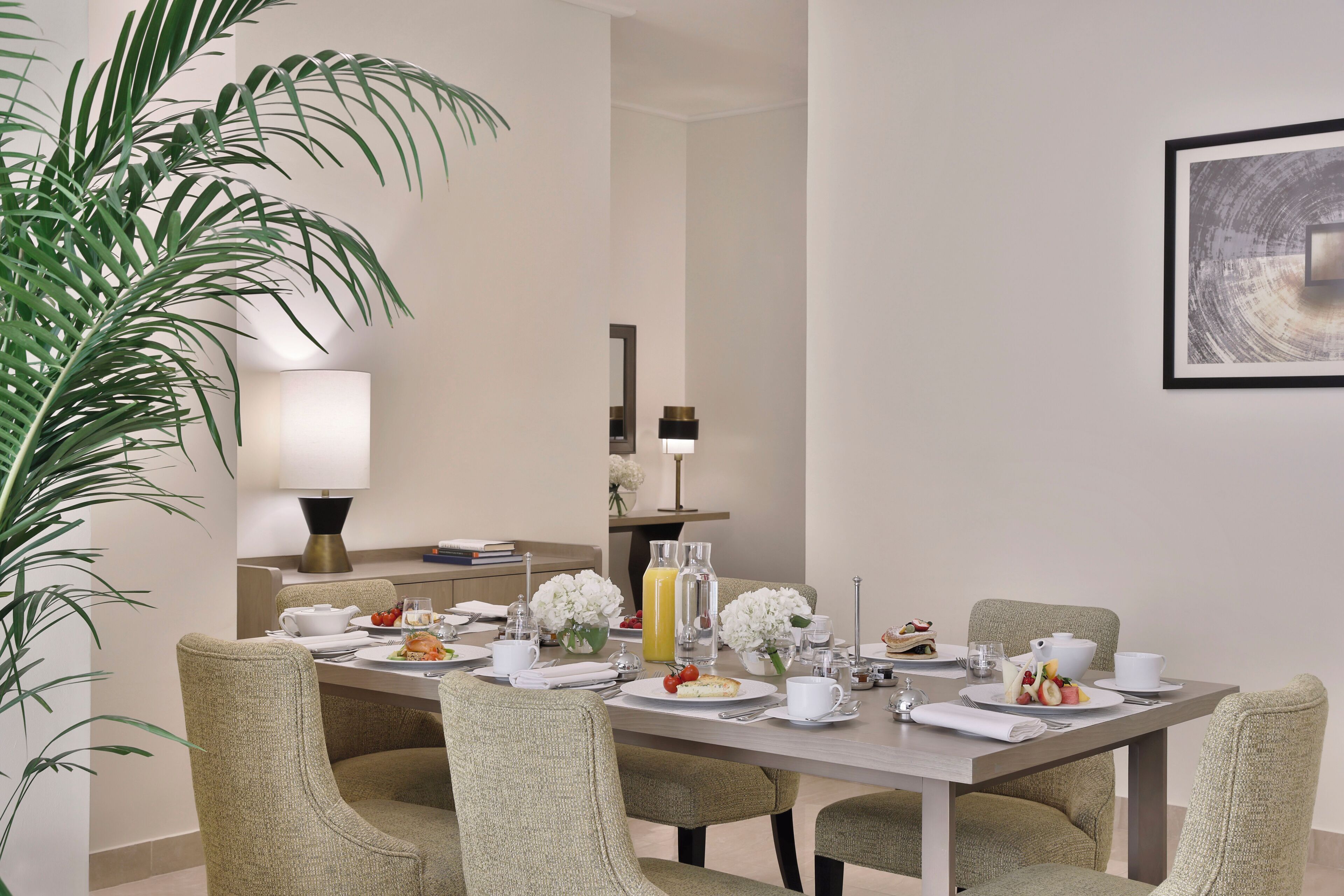 公寓, 3 间卧室 (Residence Partial Haram View) | 客房内用餐