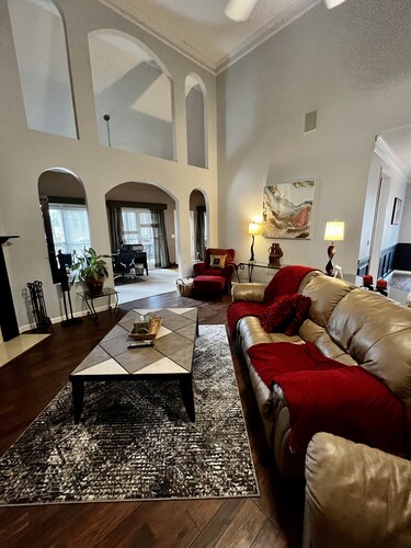 Perfect luxury home, close to social settings but far enough for peace.