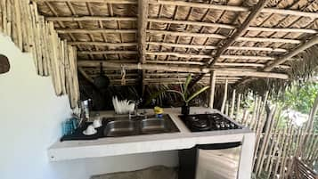 Taino Apartment 6 | Private kitchen | Mini-fridge