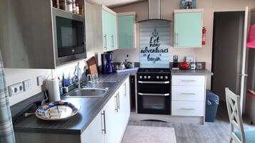 Chalet | Dapur pribadi | Kursi makan untuk bayi