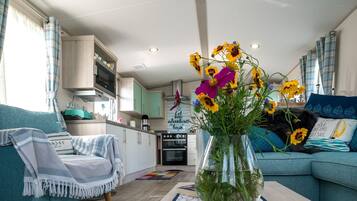 Chalet | Dapur pribadi | Microwave, kompor, dan mesin pembuat kopi/teh