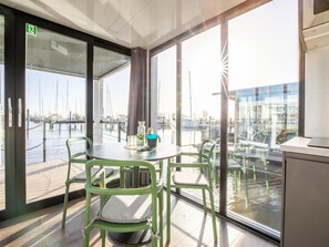 Dining - Beautiful Houseboat With Shared Pool (Volendam)