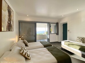4 bedrooms, iron/ironing board, free WiFi, bed sheets - Coco Cannelle Prestige Villa Sea View with infinity pool (Above Grande Anse beach) (DESHAIES)