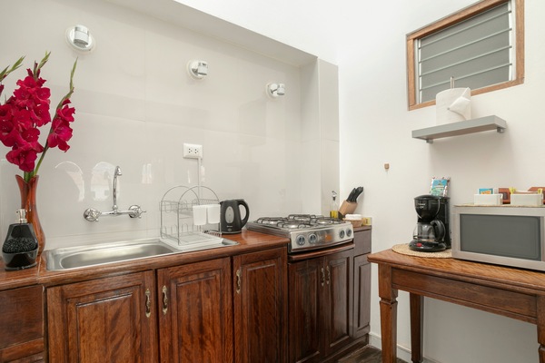 Luxury Double or Twin Room, 1 Katil Raja (King) dengan Katil Sofa, City View | Dapur peribadi