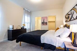 3 bedrooms, iron/ironing board, travel crib, free WiFi