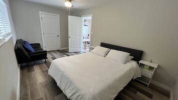 1 habitación, escritorio, wifi gratis y ropa de cama