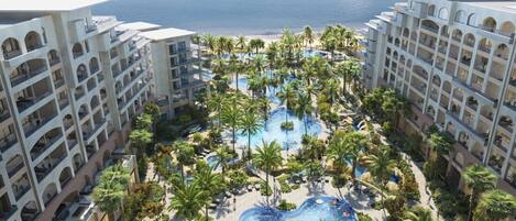 室外泳池、暖水池