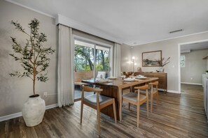 Dining - HUMMINGBIRD HAUS \\ 6 Bedrooms \\ Mid-Century \\ 2-Unit Home \\  2 Kitchens (Tallahassee)