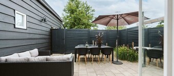 Village House, Authentic, Modern Living Room, Courtyard