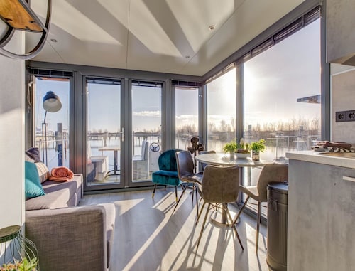 Houseboat in Volendam Near Fort Edam