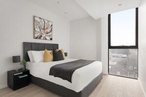 One Bedroom Apartment With Study | Iron/ironing board, free WiFi, bed sheets